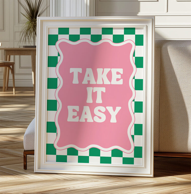 take it easy free wall art