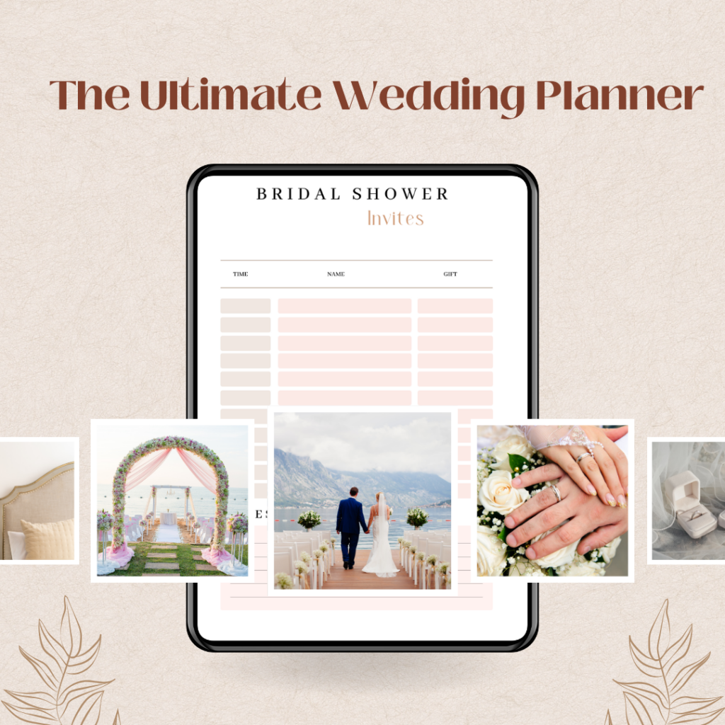 wedding planner printable