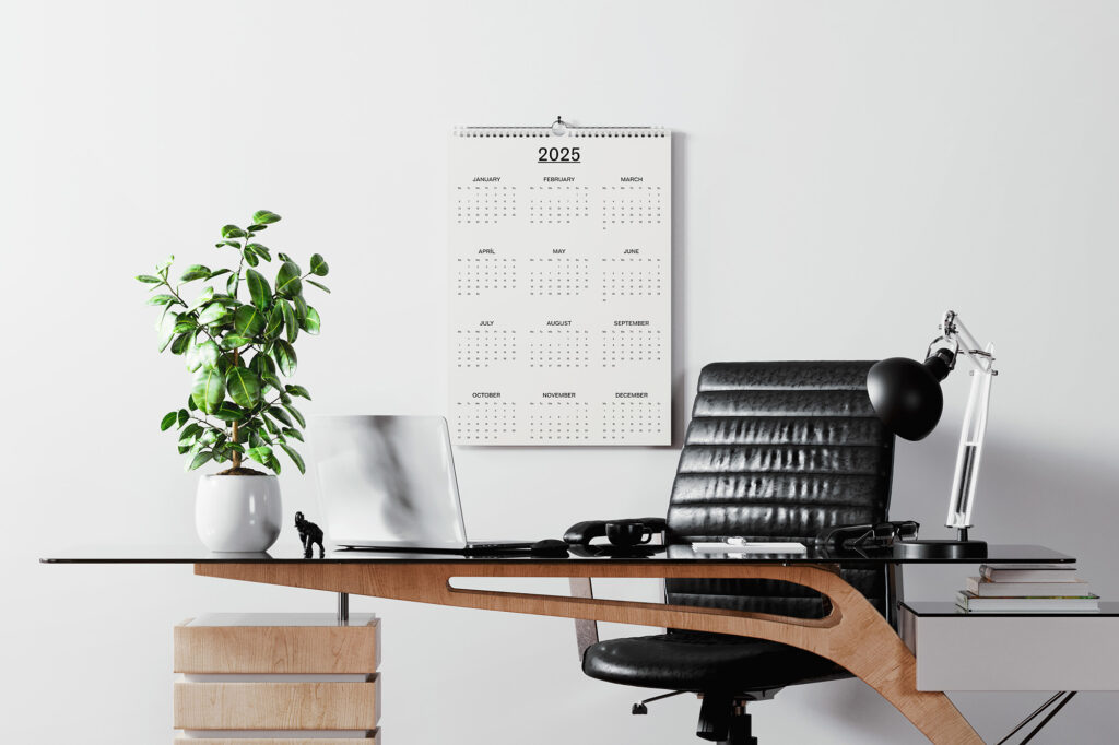 2025 free calendar printable template