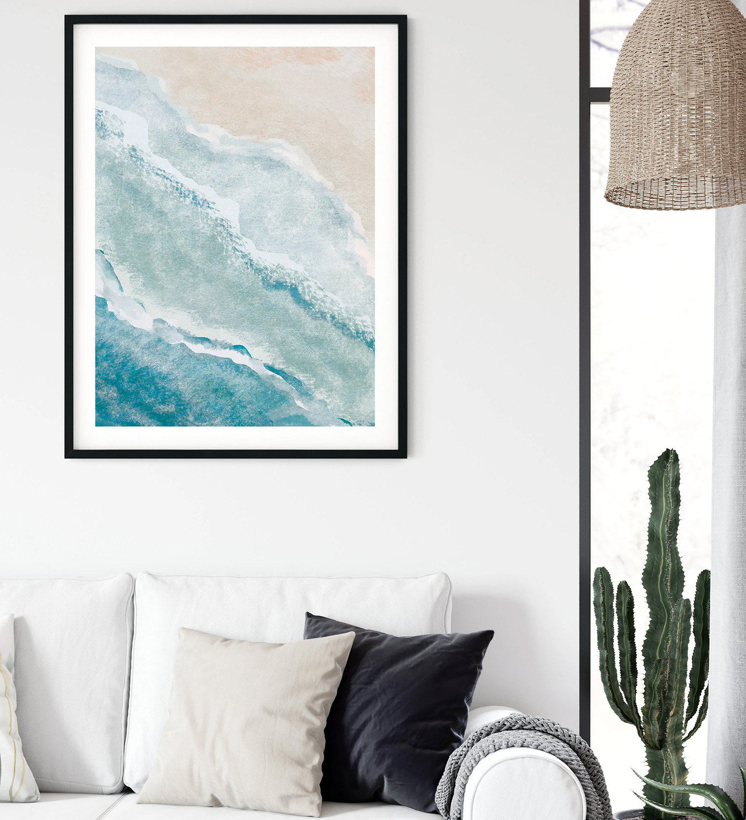 free coastal wall art print