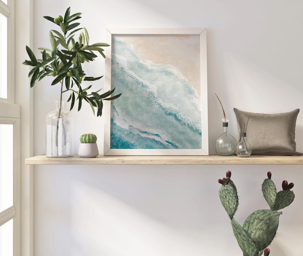 free coastal wall art print