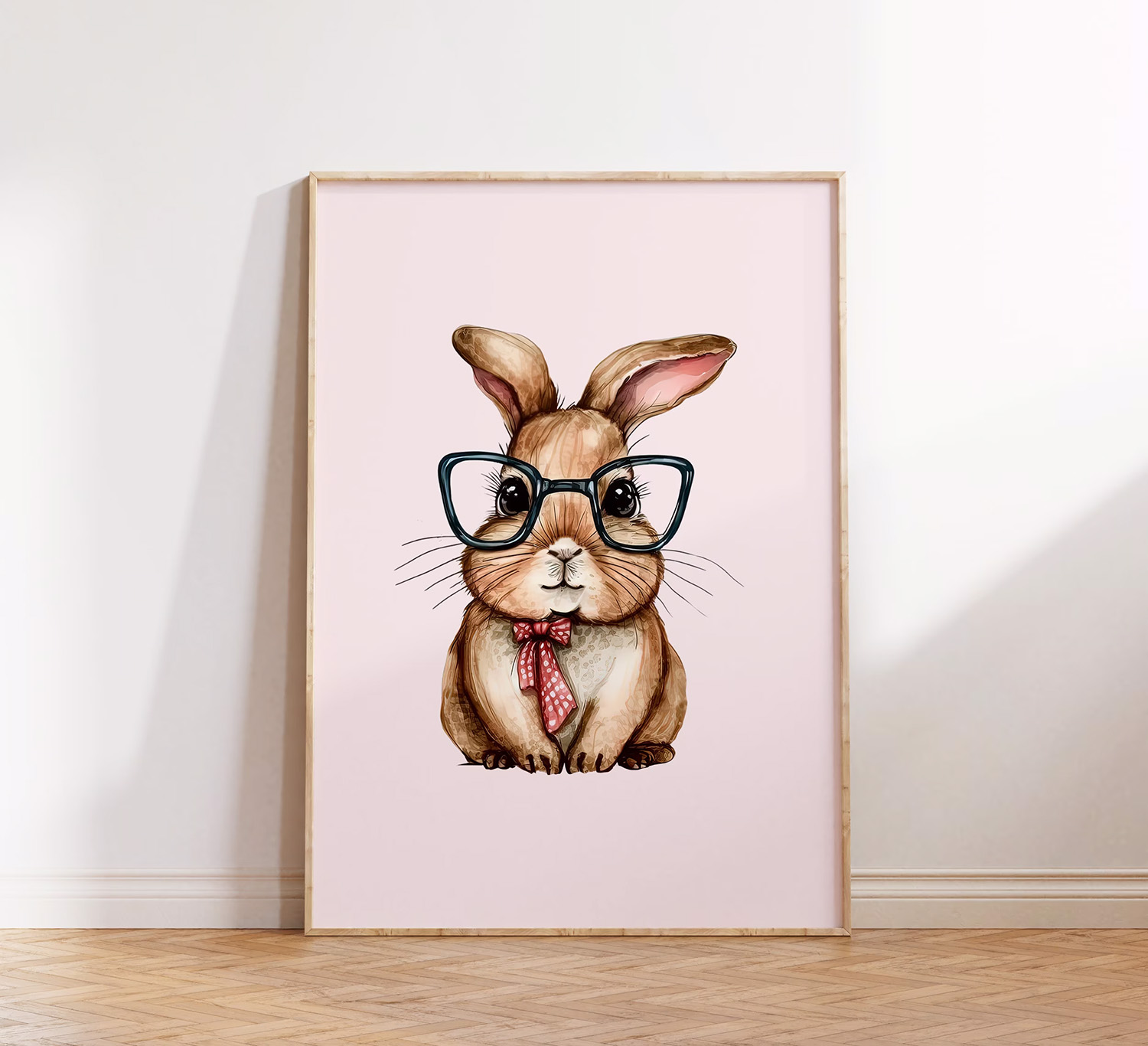 cute bunny wall art