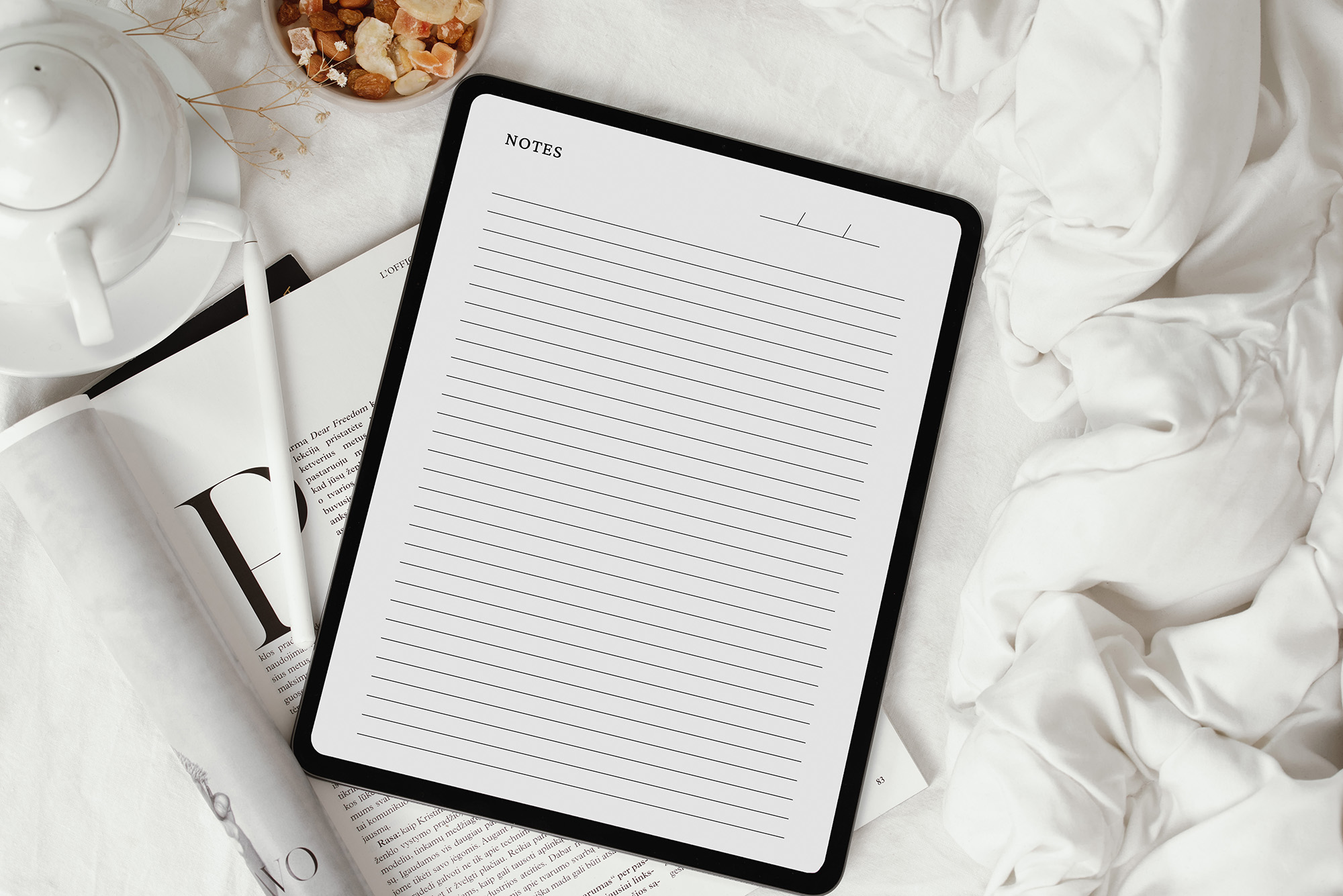 Free 25 Minimalist Note Templates – Perfect for ipad and Printing