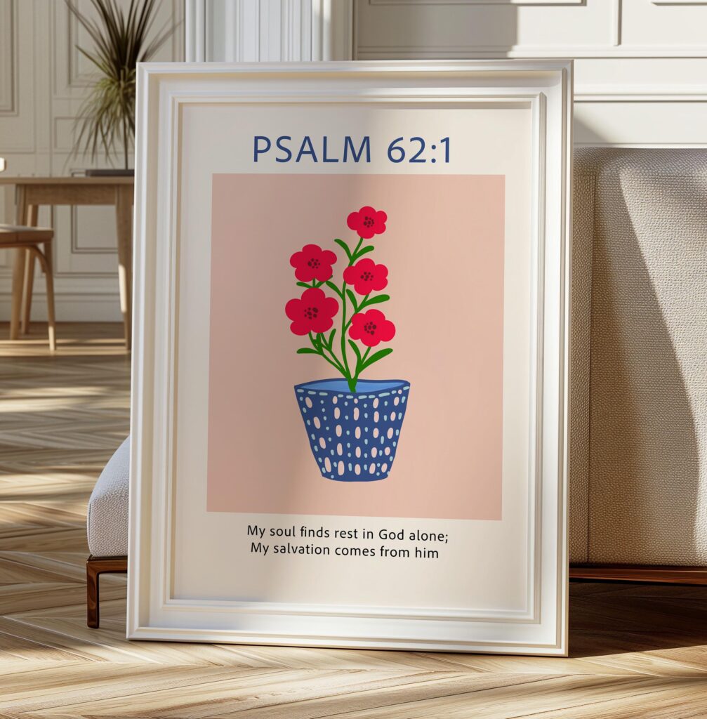 christian psalm wall art