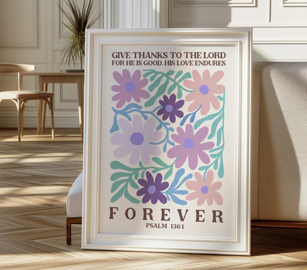 psalm scripture wall art