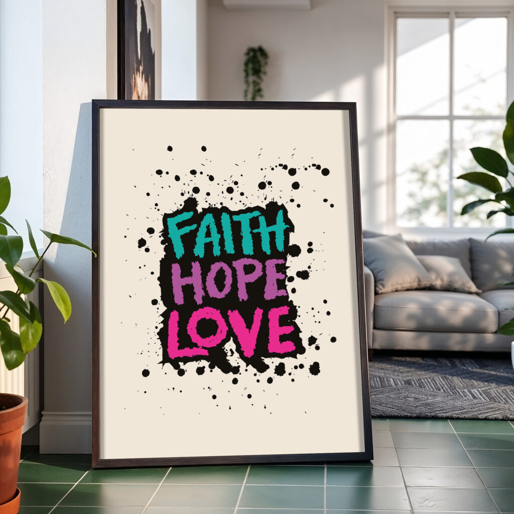 faith hope love print