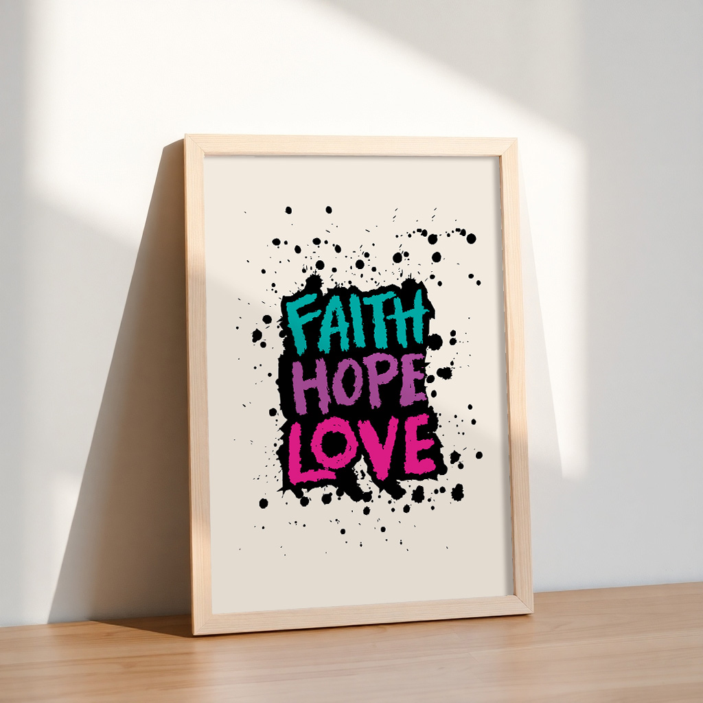 faith hope love print