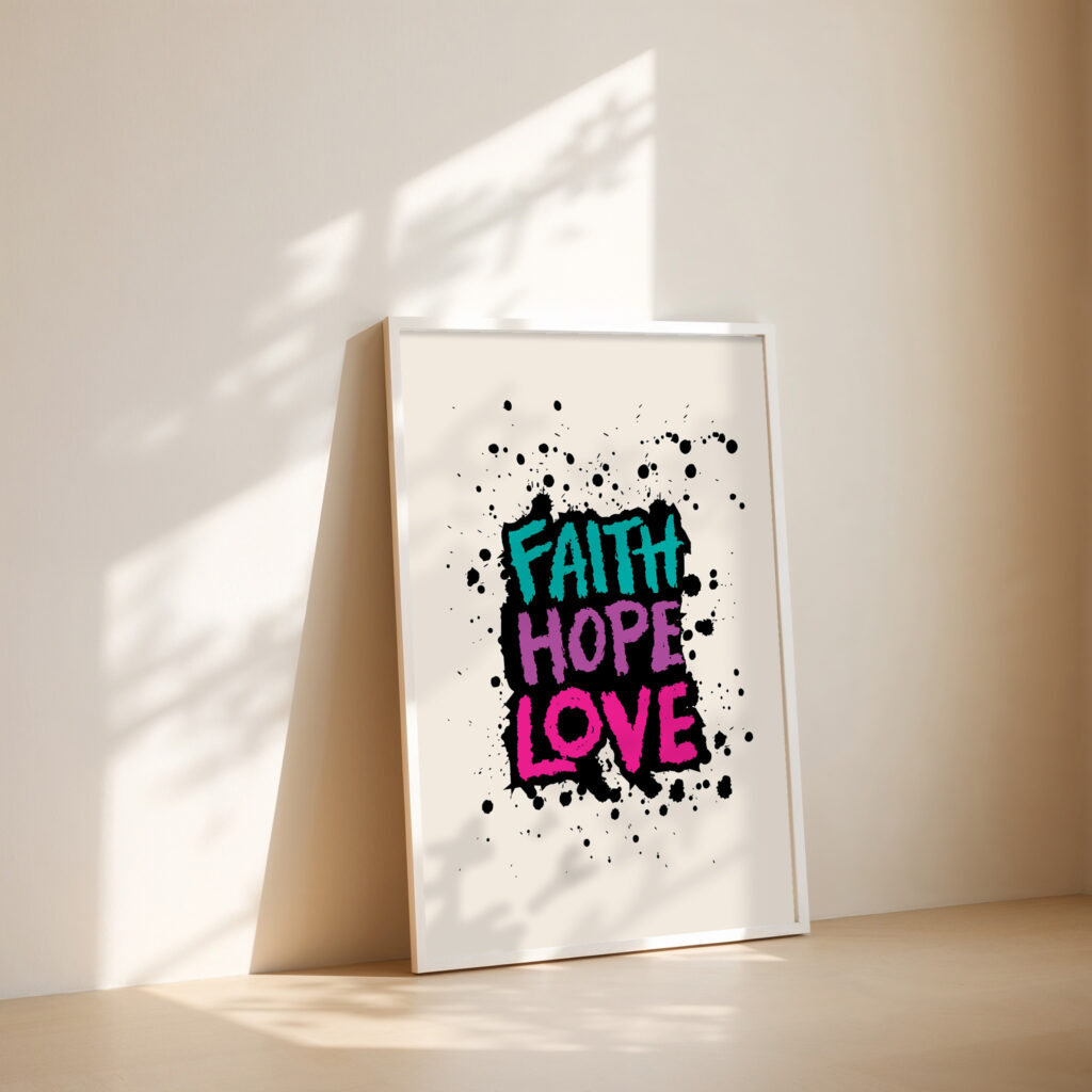 faith hope love print