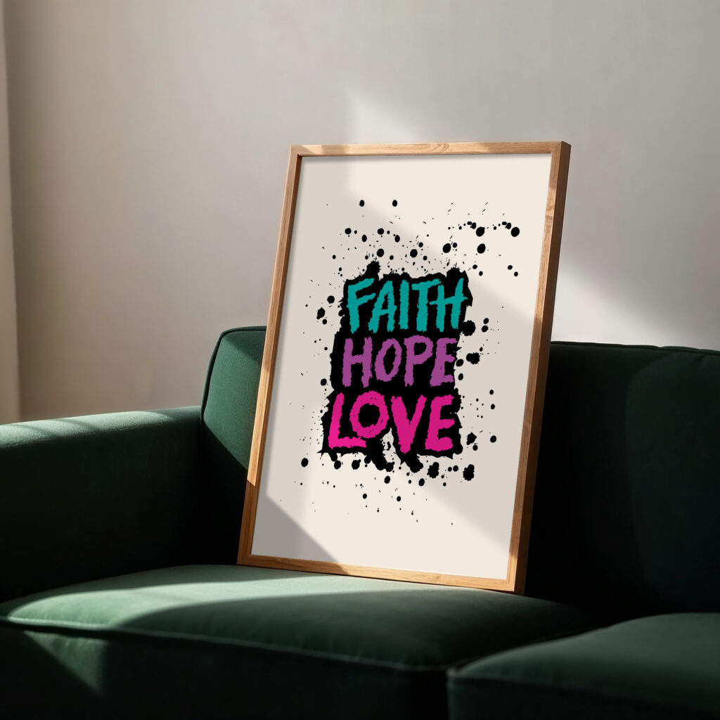 faith hope love print