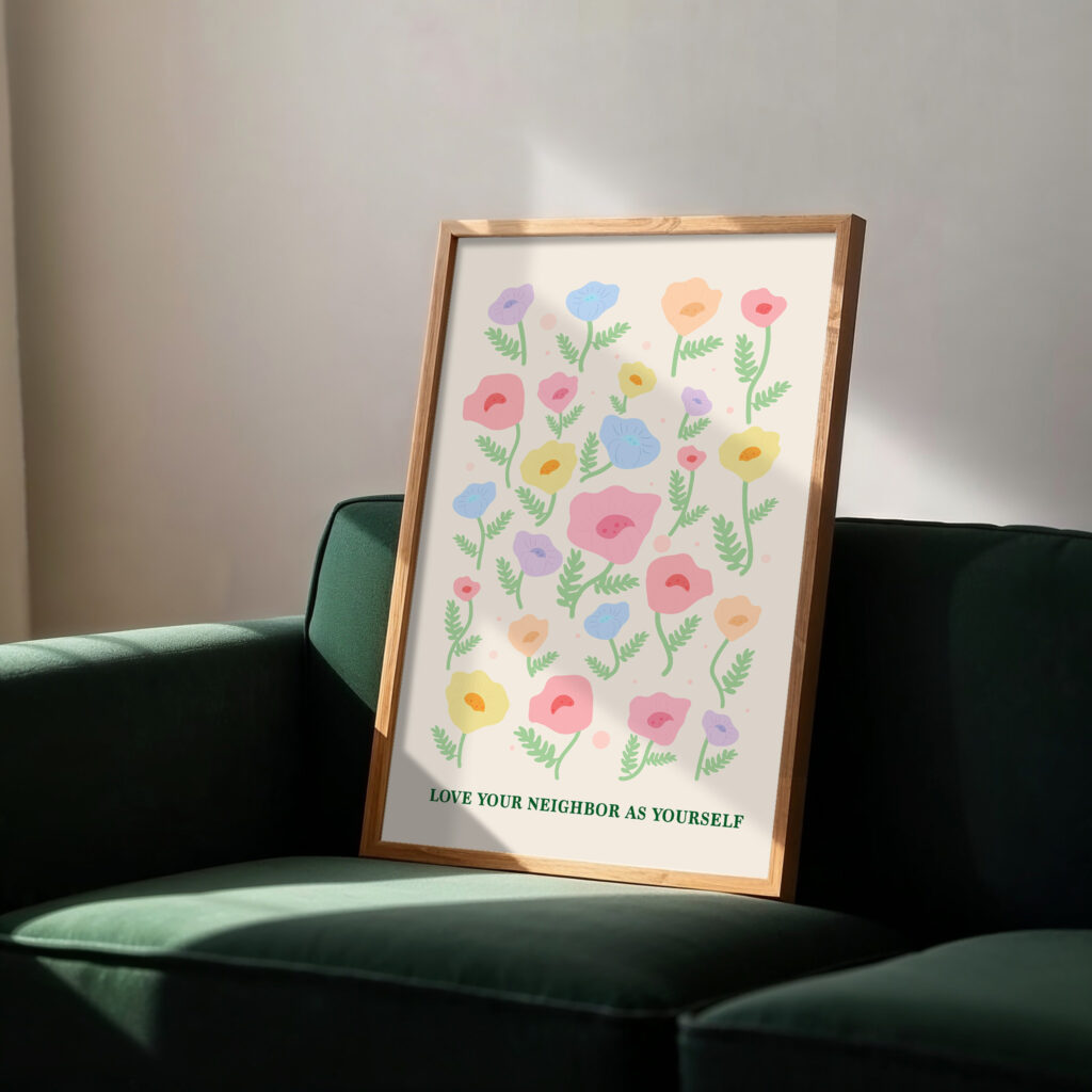 floral wall art printable