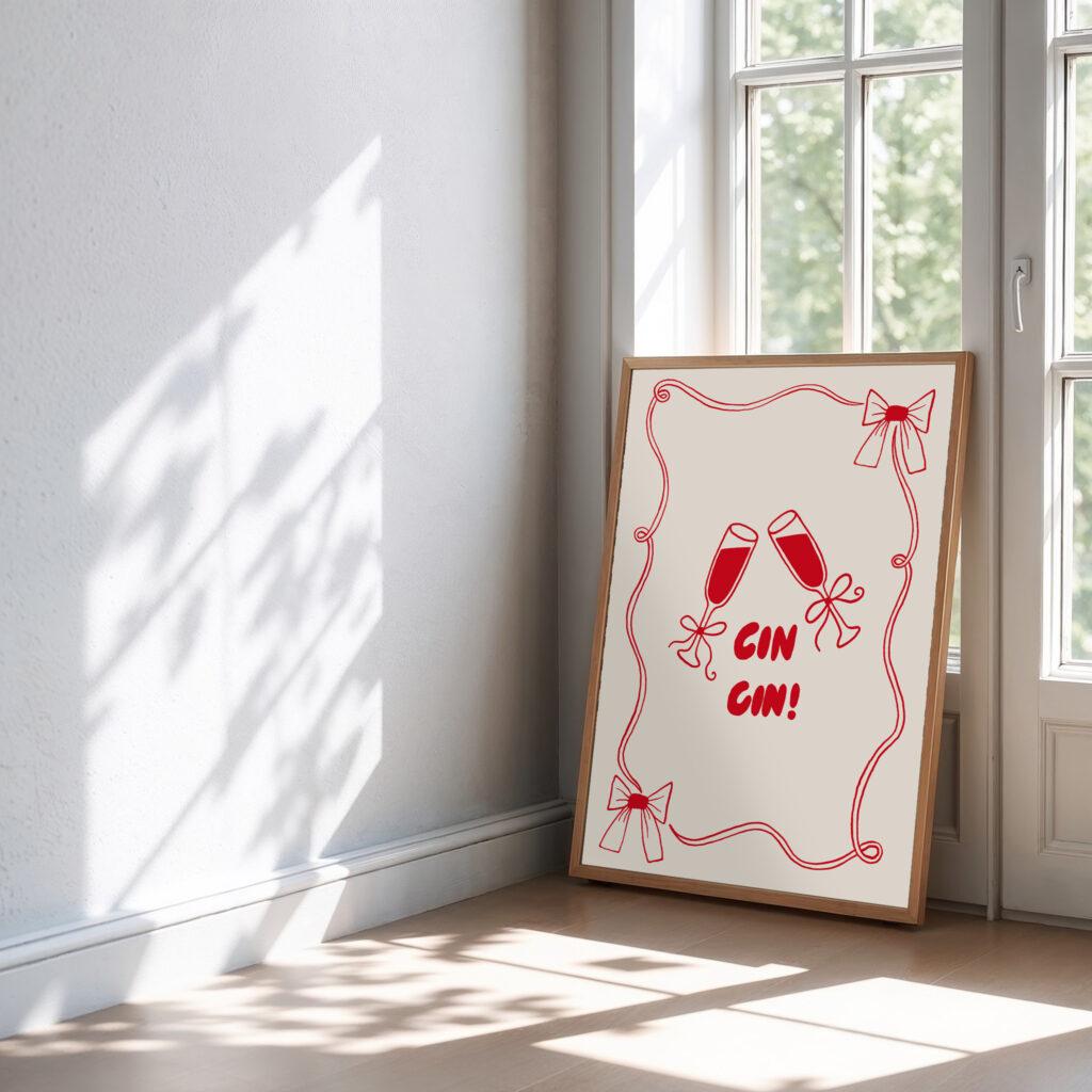 cin cin party celebration wall art