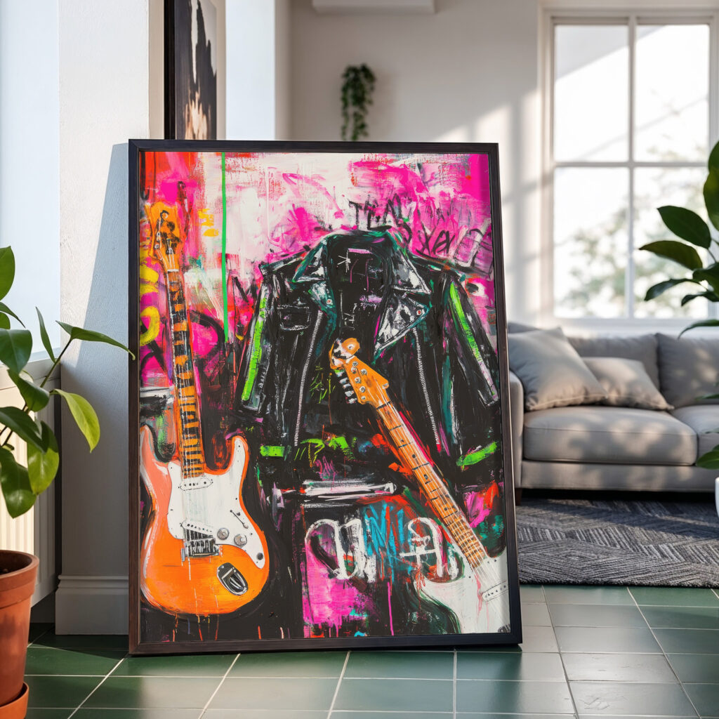 rock n roll wall art