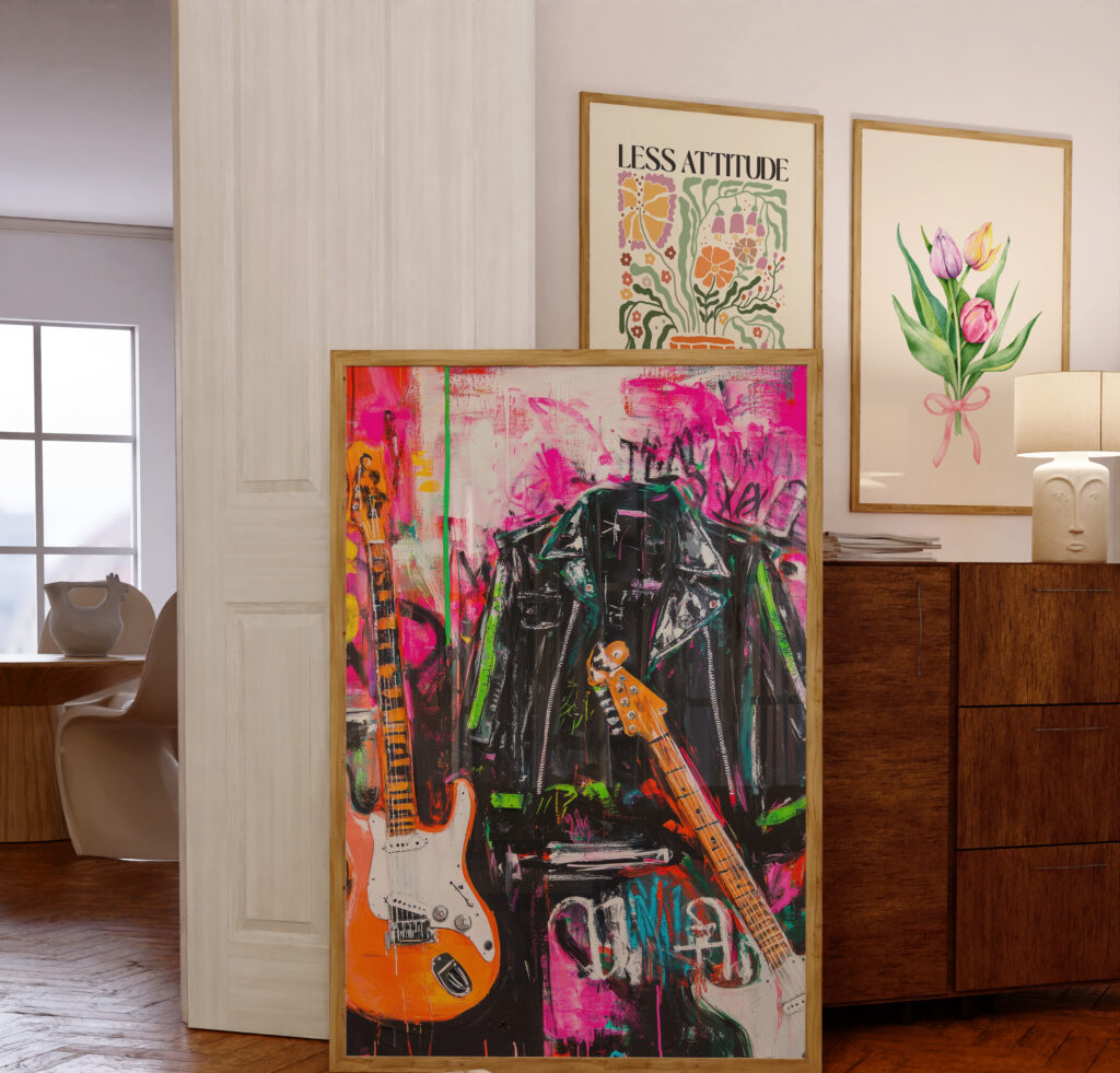 rock n roll wall art