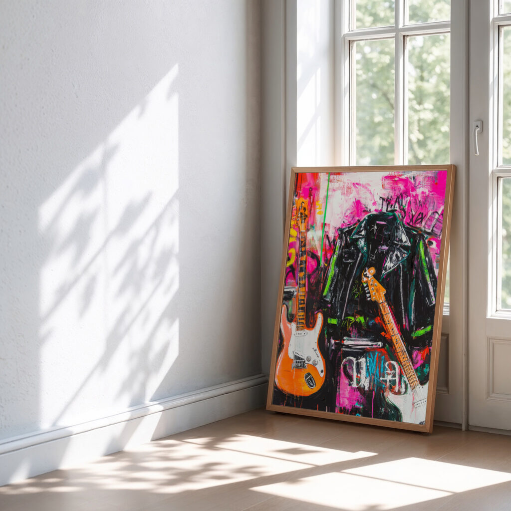 rock n roll wall art