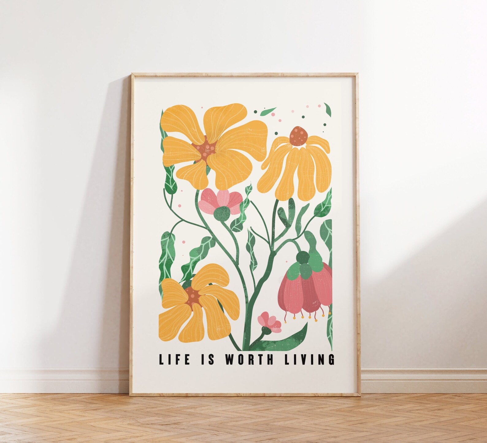 Floral wall art printable